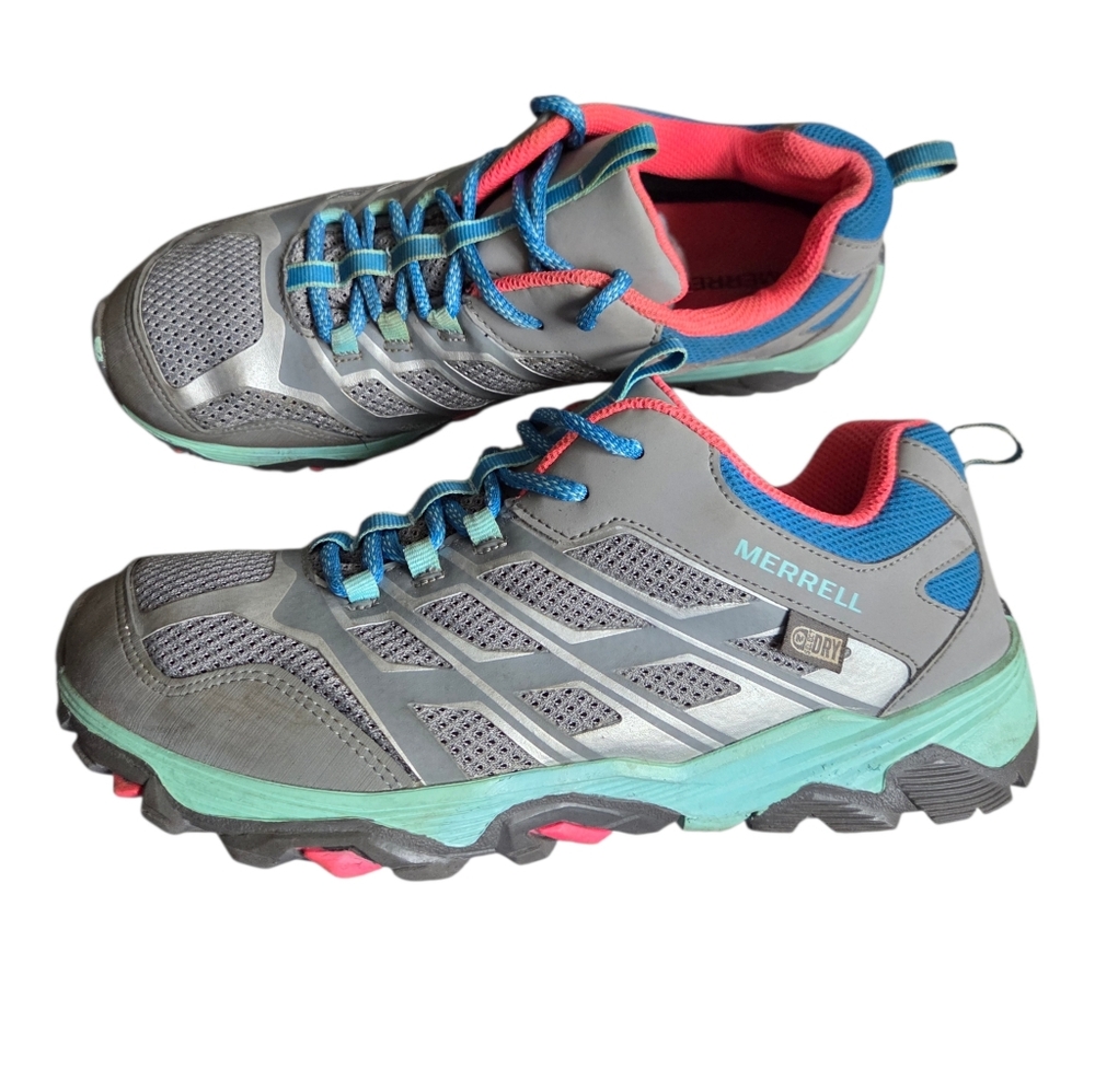 Merrell Moab FST Low Waterproof Hiking Shoes Youth 7 - Picture 2 of 7